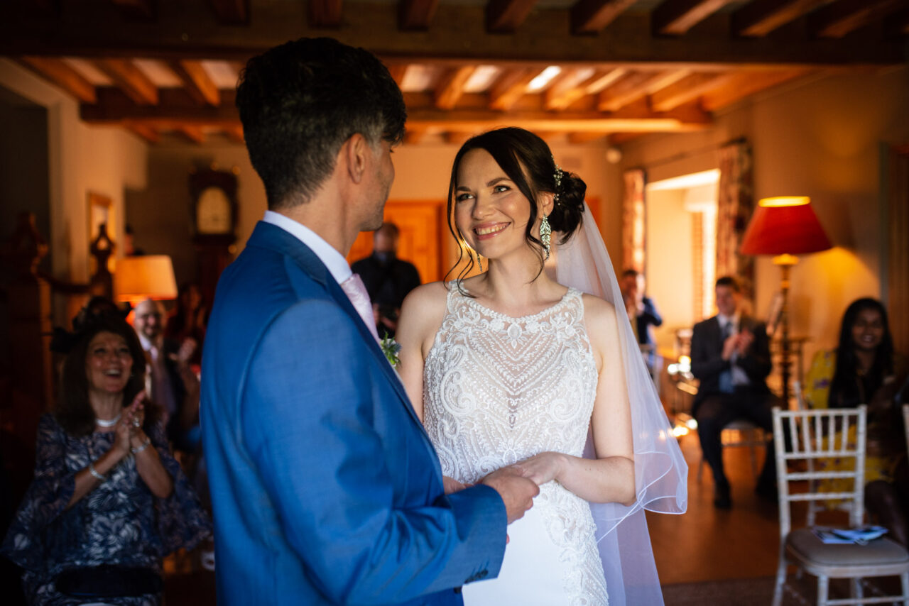 Ely wedding photographer - a couple married at The Old Hall Ely.