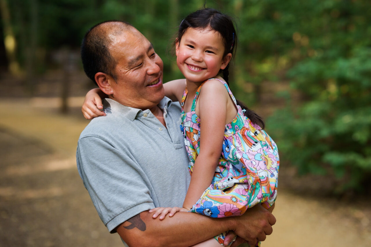 Family photography in Cambs - father and daughter