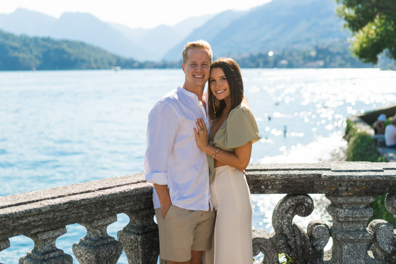 Lake Como Proposal Photography in Tremezzo.