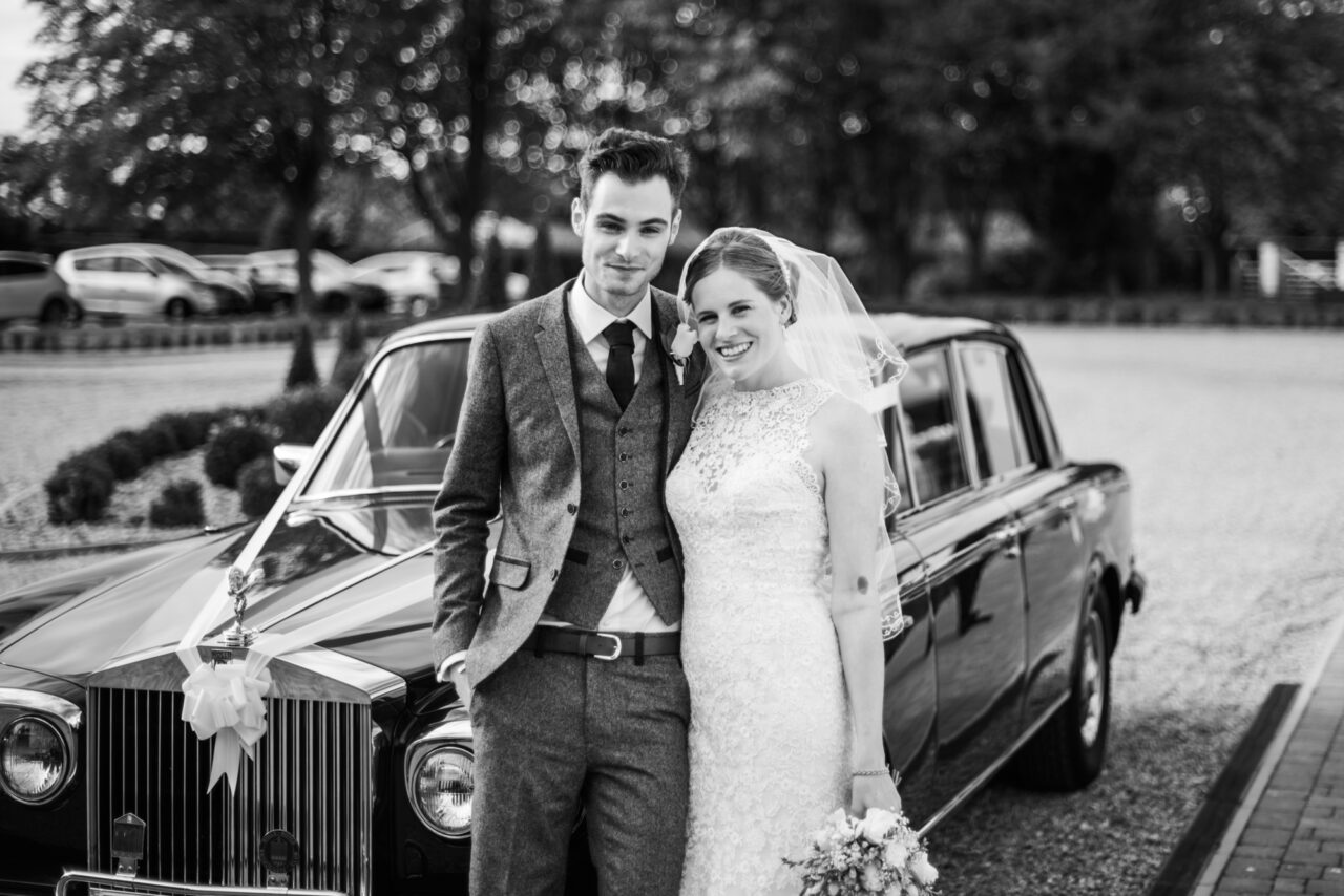 Swynford Manor Wedding Photography of a bride and groom.