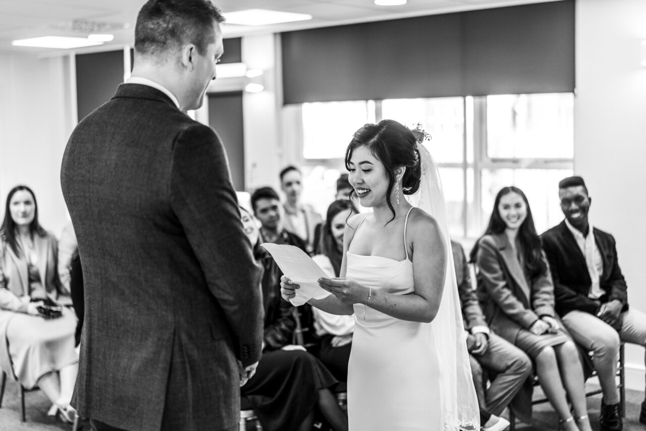 Cambridge Register Office Wedding