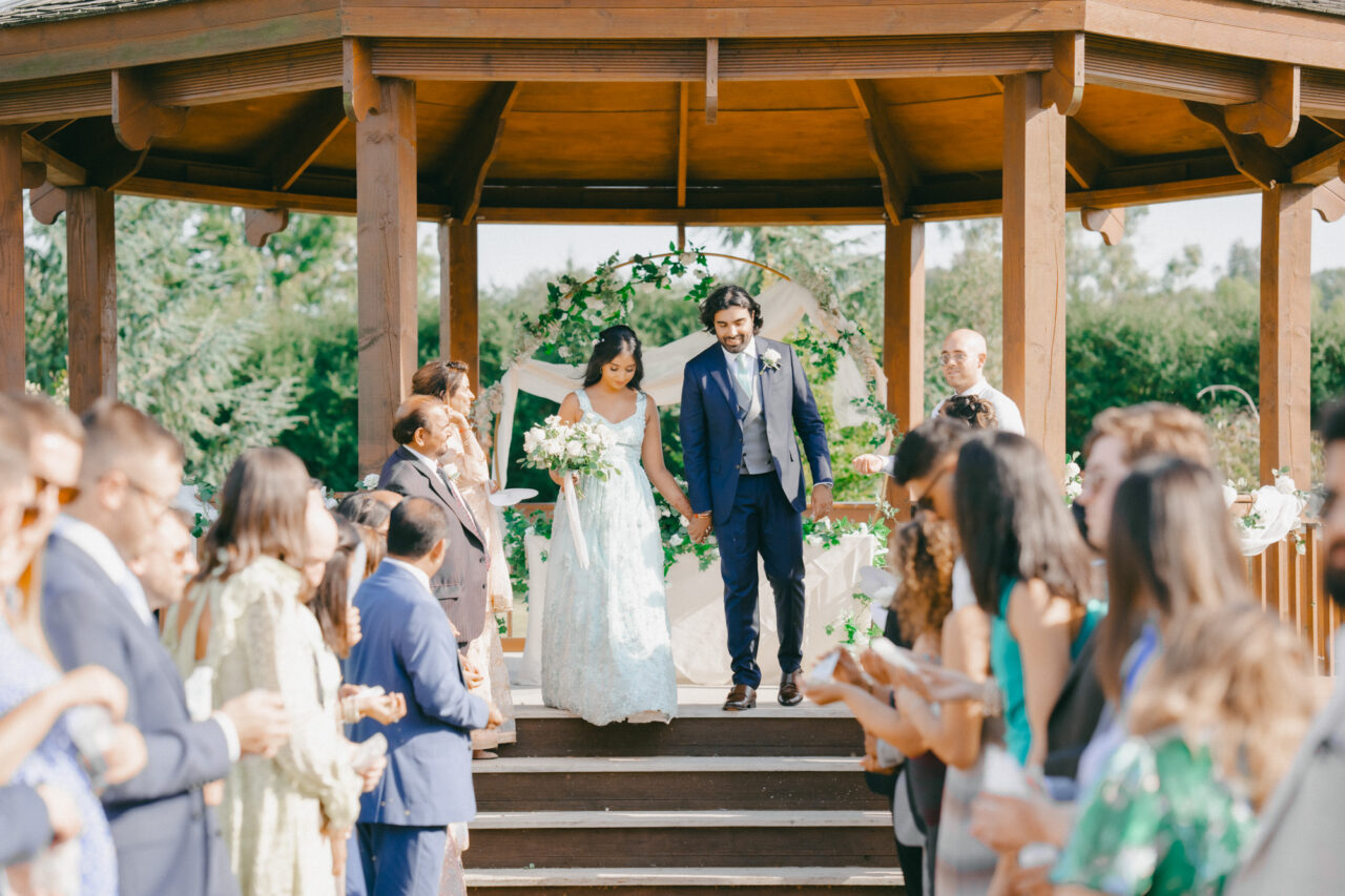 Destination wedding film - at the ceremony.