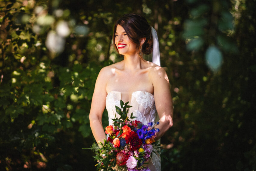 Bride portrait by Essex Wedding Photographer Chris Boland